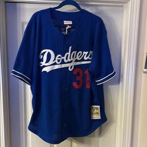 Mitchell & Ness Blue Dodgers Jersey